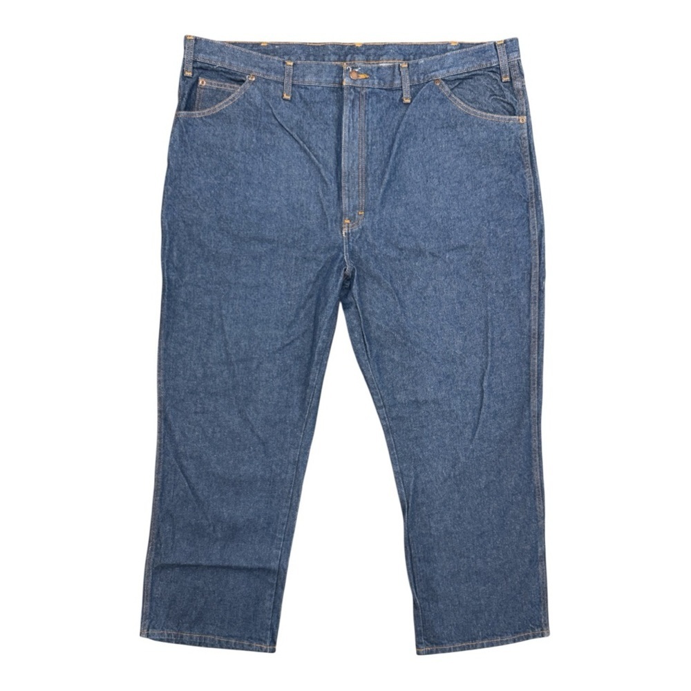 Dickies Men's Blue Jeans Work Regular Fit Straight Leg Denim Casual Size 44x30